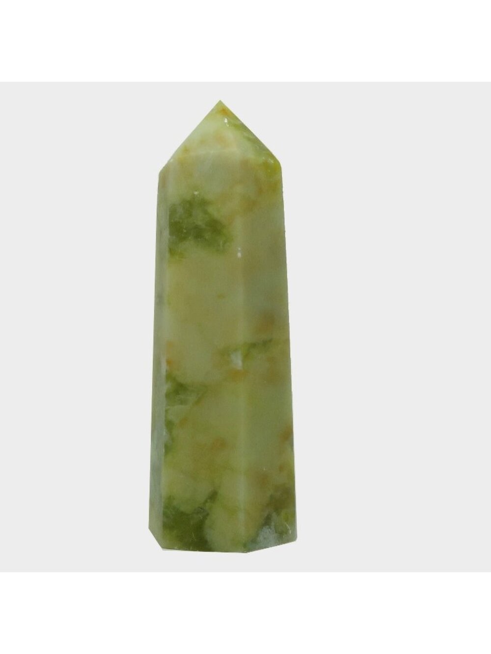 Opal Tower Wand Opulent Love Green Point Crystal